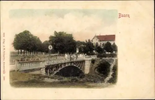 Ak Baarn Utrecht Niederlande, Brücke