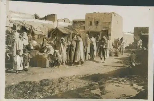 Judaika Foto Fès Fez Marokko, Marche Juif, 1912