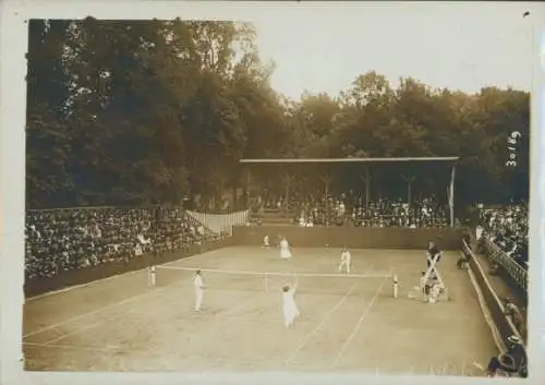 Foto Saint Cloud Hauts de Seine, Stade Francais, Tennis, 1913
