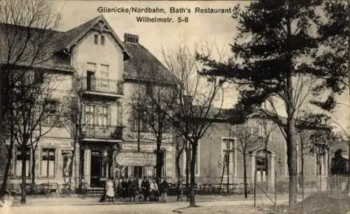 Ak Glienicke Nordbahn bei Hermsdorf in Brandenburg, Restaurant, Wilhelmstraße