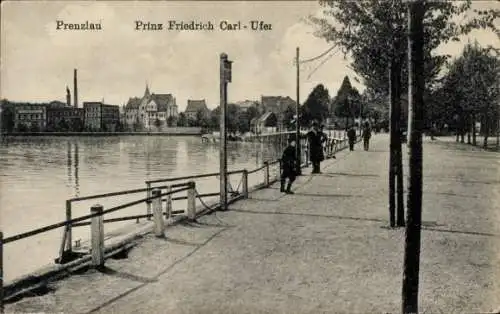 Ak Prenzlau in der Uckermark, Prinz Friedrich Carl Ufer