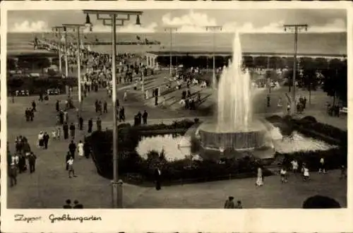 Ak Sopot Gdańsk Zoppot Danzig, Großkurgarten