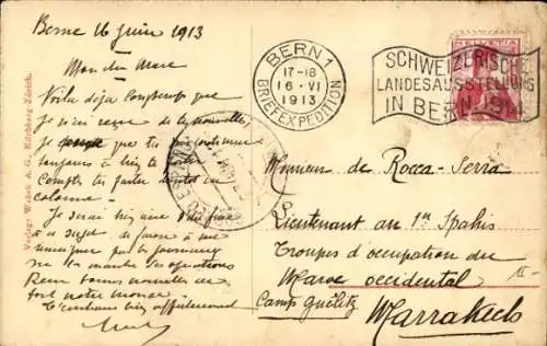 Ak Schweizer Alpenpost, Postkutsche