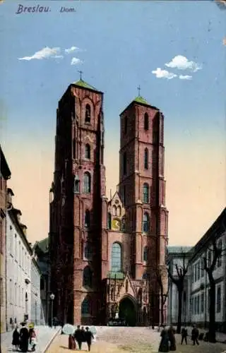 Ak Wrocław Breslau Schlesien, Dom