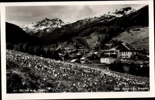 Ak Sankt Anton am Arlberg Tirol Österreich, Panorama