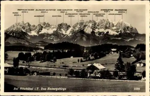 Ak Kitzbühel in Tirol, Das Kaisergebirge