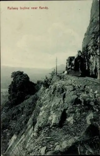 Ak Kandy Sri Lanka Ceylon, Railway Incline