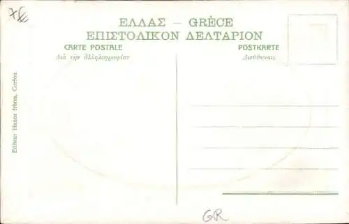 Passepartout Ak Korfu Griechenland, Villa Imperiale Achilleion, 9 Musen