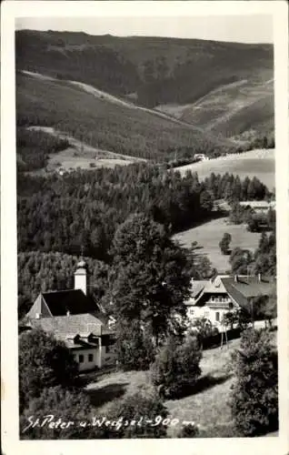 Ak St. Peter am Wechsel Niederösterreich, Panorama