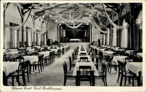 Ak Berlin Mitte, Berliner Bockbrauerei, Blauer Saal, Schultheiß Urbock