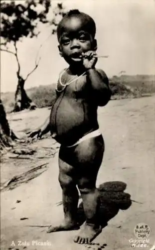 Ak Südafrika, Kleiner Junge, Zulu