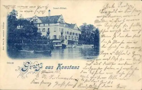 Ak Konstanz am Bodensee, Insel-Hotel