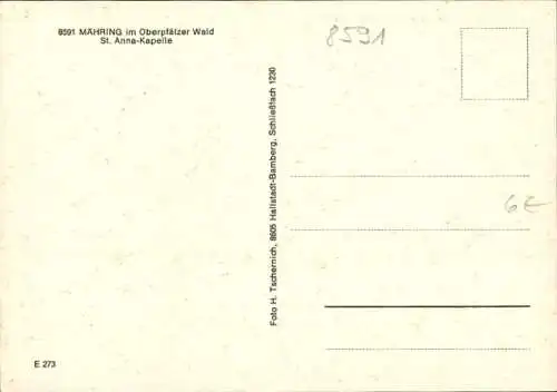 Ak Mähring in der Oberpfalz, St. Anna-Kapelle