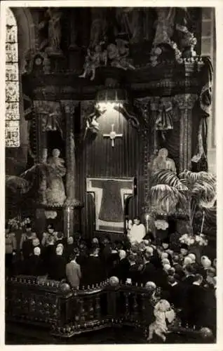 Ak Trier, Eröffnungsfeier bei der Ausstellung des hl. Rocks im Dom 1933