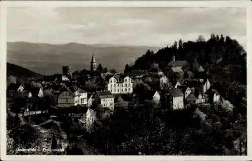 Ak Lindenfels im Odenwald, Teilansicht, Kirchturm