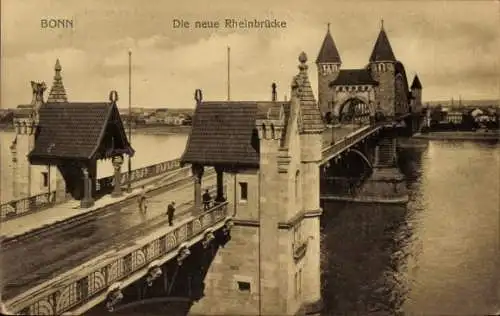 Ak Bonn am Rhein, neue Rheinbrücke