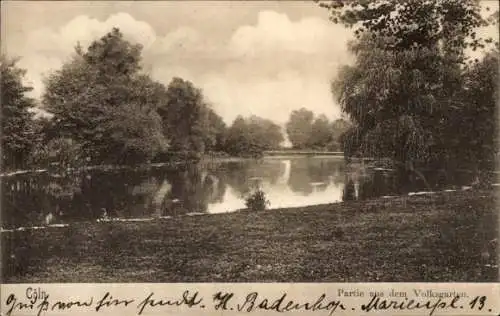 Ak Köln am Rhein, Volksgarten