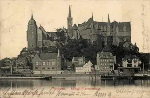 Ak Meißen an der Elbe, Königliche Albrechtsburg