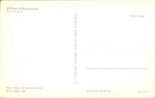 Ak Wilthen in der Oberlausitz, Der Pumphut