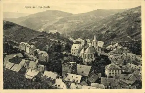 Ak Traben Trarbach an der Mosel, Blick auf den Ort