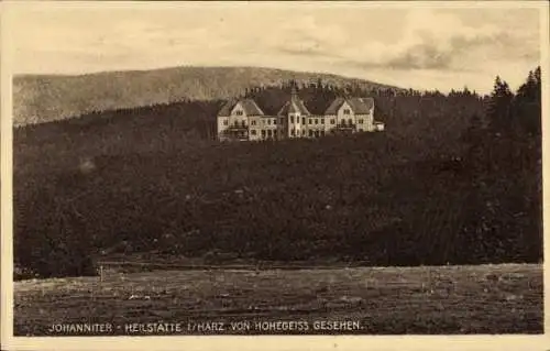 Ak Hohegeiß Braunlage im Oberharz, Johanniter-Heilstätte