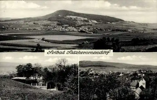 Ak Salzhemmendorf in Niedersachsen, Panorama, Teilansicht