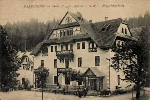 Ak Bärenburg Altenberg im Erzgebirge, Erzgebirgsheim