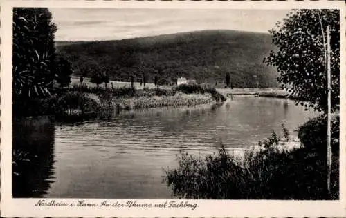 Ak Northeim in Niedersachsen, An der Rhume mit Fachberg