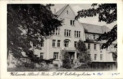 Ak Walsrode in der Lüneburger Heide, DAG Erholungsheim