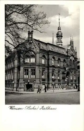 Ak Winsen an der Luhe, Rathaus, Kirchturm