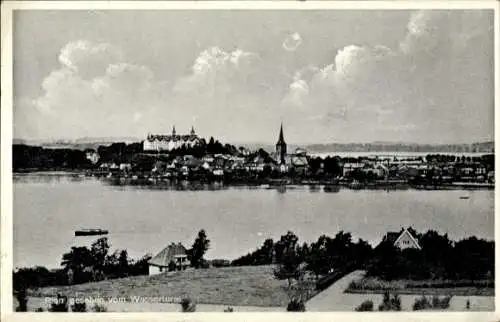 Ak Plön am See Holstein, Panorama vom Wasserturm gesehen