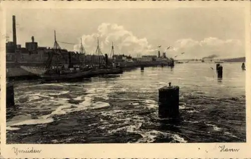 Ak IJmuiden Ymuiden Velsen Nordholland, Hafen