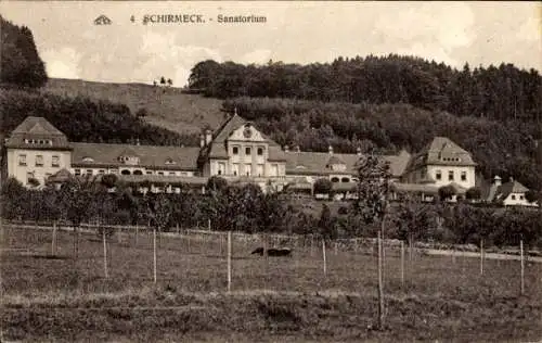 Ak Schirmeck Elsass Bas Rhin, Sanatorium