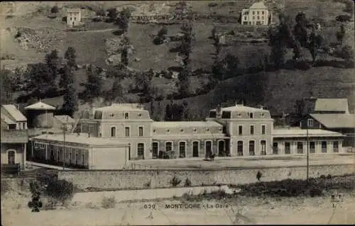 Ak Le Mont Dore Puy de Dôme, La Gare