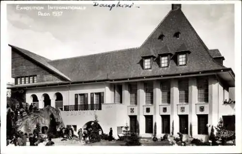 Ak Paris, Exposition Internationale 1937, Pavillon du Dauphine