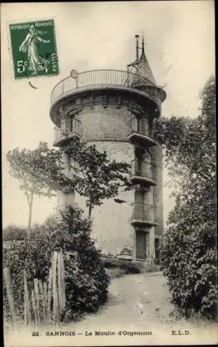 Ak Sannois Val d’Oise, Le Moulin d'Orgemont