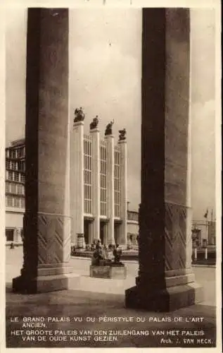 Ak Bruxelles Brüssel, Exposition 1935, Le Grand Palais