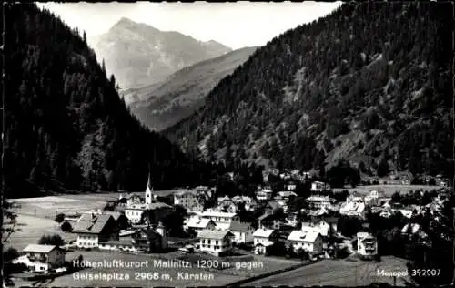 Ak Mallnitz in Kärnten, Gesamtansicht, Gelselspitze