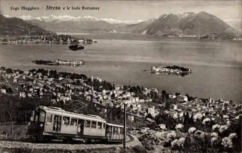 Ak Stresa Piemonte Italien, Lago Maggiore, le Isole Barromee