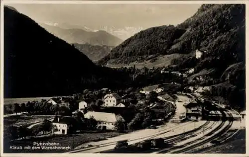 Ak Klaus an der Pyhrnbahn Oberösterreich, Panorama, Warscheneck