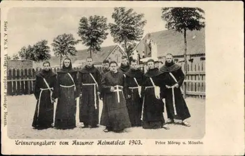 Ak Husum in Nordfriesland, 300 Jahrfeier, Heimatfest 1903, Prior Mörup, Mönche