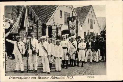 Ak Husum in Nordfriesland, Heimatfest 1903, Turner