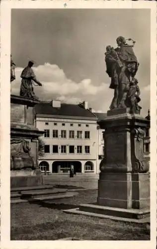 Ak Vyškov Wischau Südmähren, Denkmal