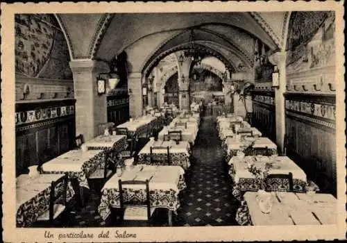 Ak Firenze Florenz Toscana, Antico Ristorante Paoli, Salon, Speiseraum, Via Tavolini