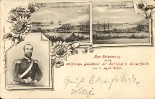 Ak Ostseebad Eckernförde, 50 jährige Jubelfeier der Schlacht am 5. April 1899