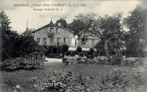 Ak Hamburg Wandsbek Wohldorf, Hotel Alter Forsthof
