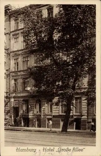 Ak Hamburg Mitte Sankt Georg, Hotel Große Allee