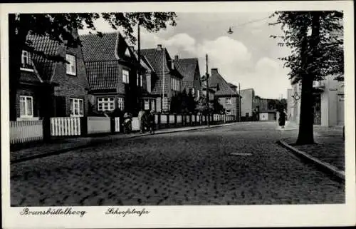 Ak Brunsbüttelkoog Brunsbüttel in Dithmarschen, Schoofstraße