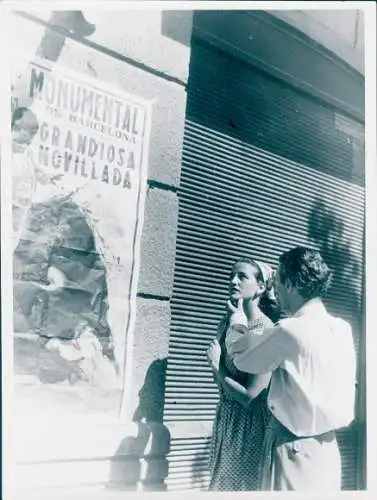 Foto Filmszene Barcelona, Plakat, Grandiosa Novillada, BRD 1952, Jordan J. von Boyadjieff