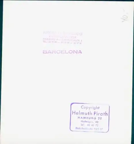 Foto Filmszene Barcelona, Monumento a Colón, Dokumentarfilm, BRD 1952, Jordan J. von Boyadjieff